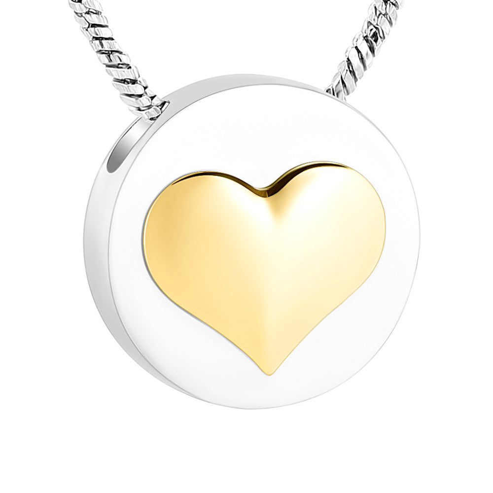 Golden heart shape Paw necklace - The Best Companions
