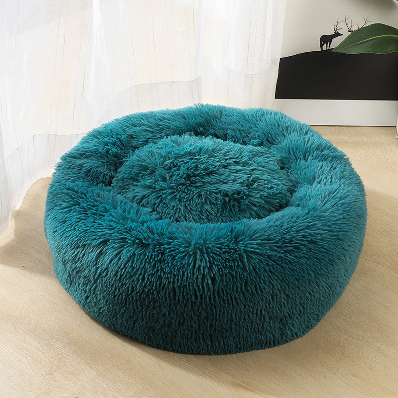 Round Plush Pet Bed - The Best Companions
