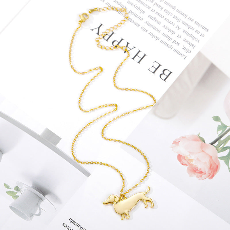 Dog Shape Stainless Steel Necklace - The Best Companions