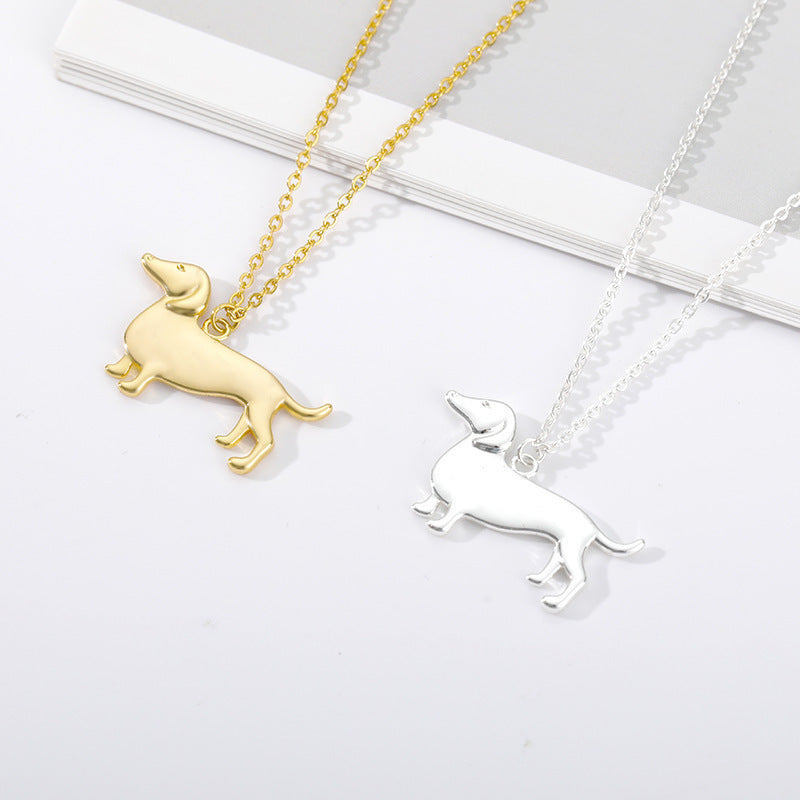 Dog Shape Stainless Steel Necklace - The Best Companions