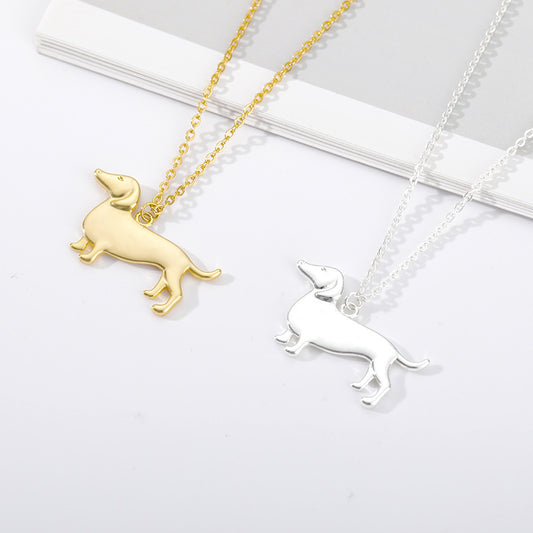 Dog Shape Stainless Steel Necklace - The Best Companions