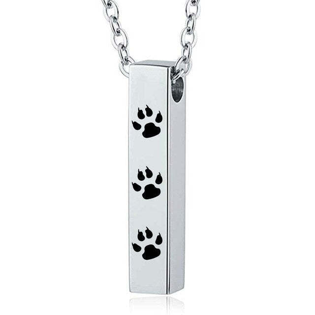 Cuboid Amazing Footprint Necklace - The Best Companions