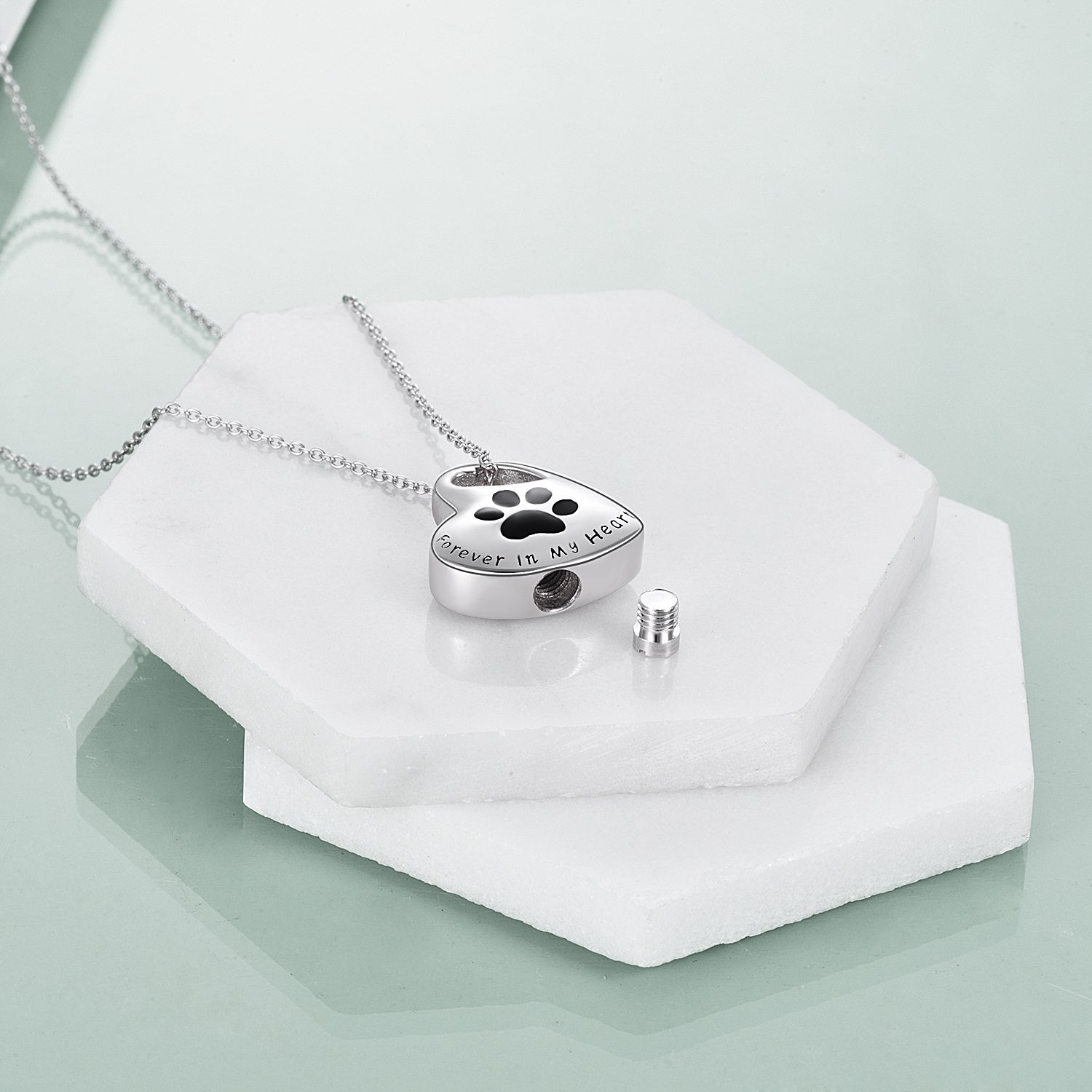 Sterling Silver Pet Necklace - The Best Companions