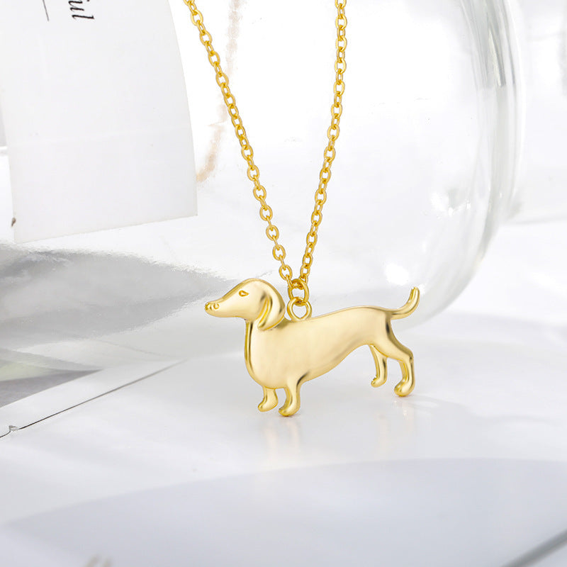 Dog Shape Stainless Steel Necklace - The Best Companions