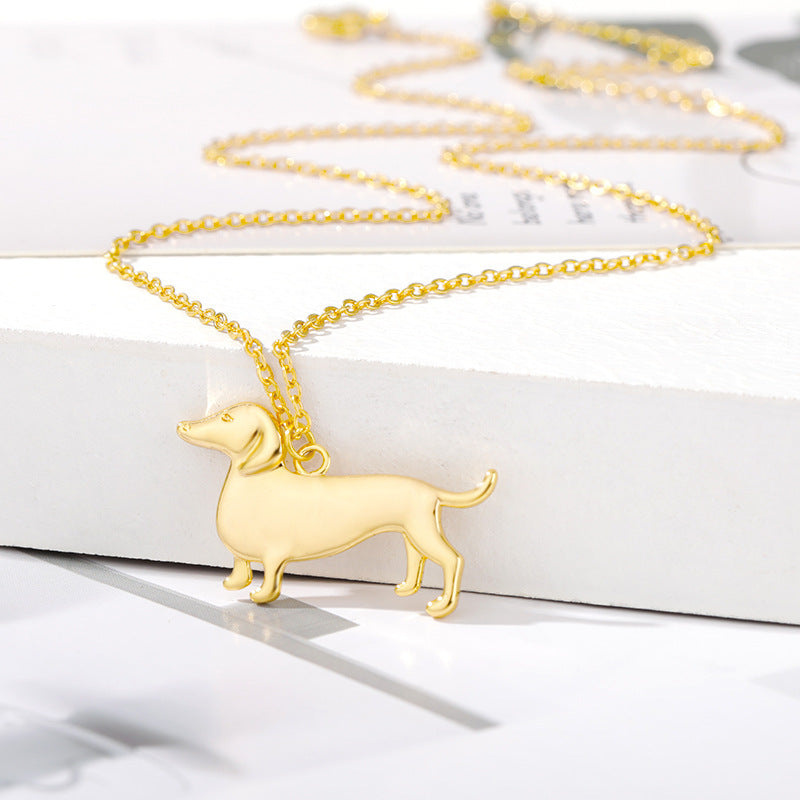 Dog Shape Stainless Steel Necklace - The Best Companions